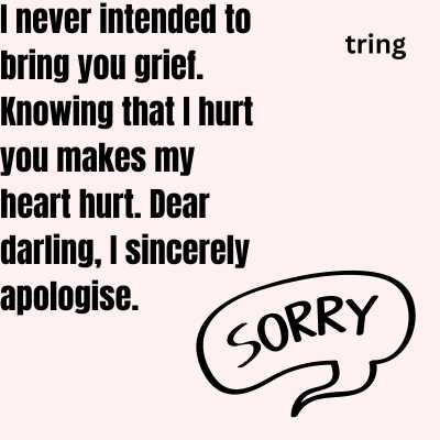 Emotional Sorry Message For Boyfriend