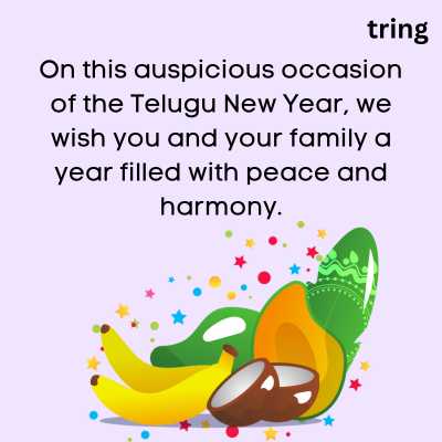 Formal Telegu new year wishes 