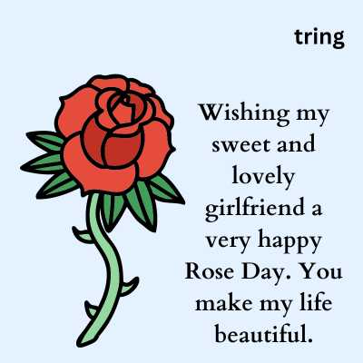 Rose Day Wishes for Girlfriend