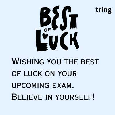 Best of Luck Wishes For Exam