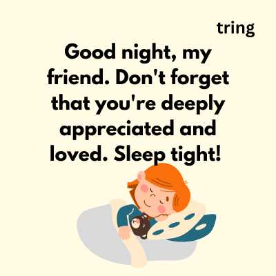 Supportive Good Night Quotes For Friends