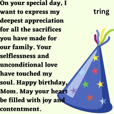 Deep Birthday Wishes for Mom