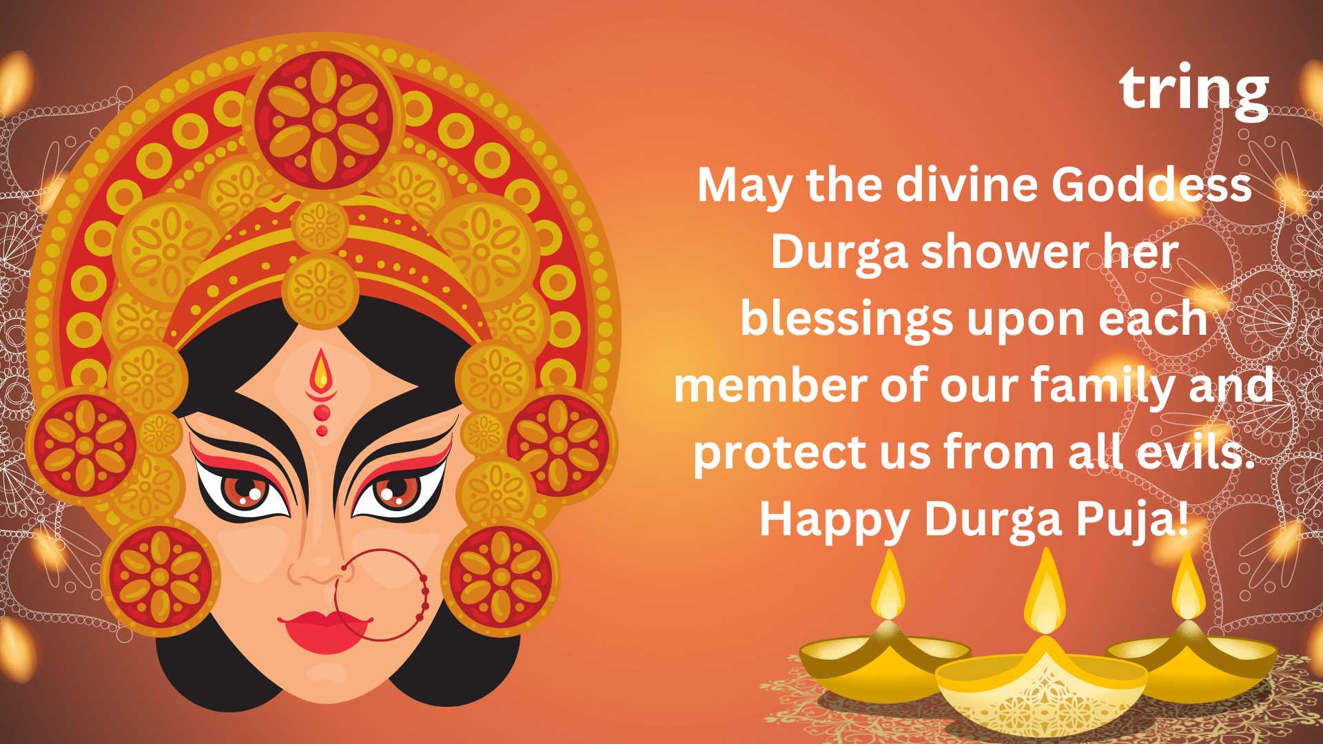 Durga Puja Wishes To Family