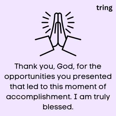 Thanking God for Achievement Quotes  