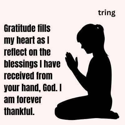 Gratitude Quotes to God for His Blessings