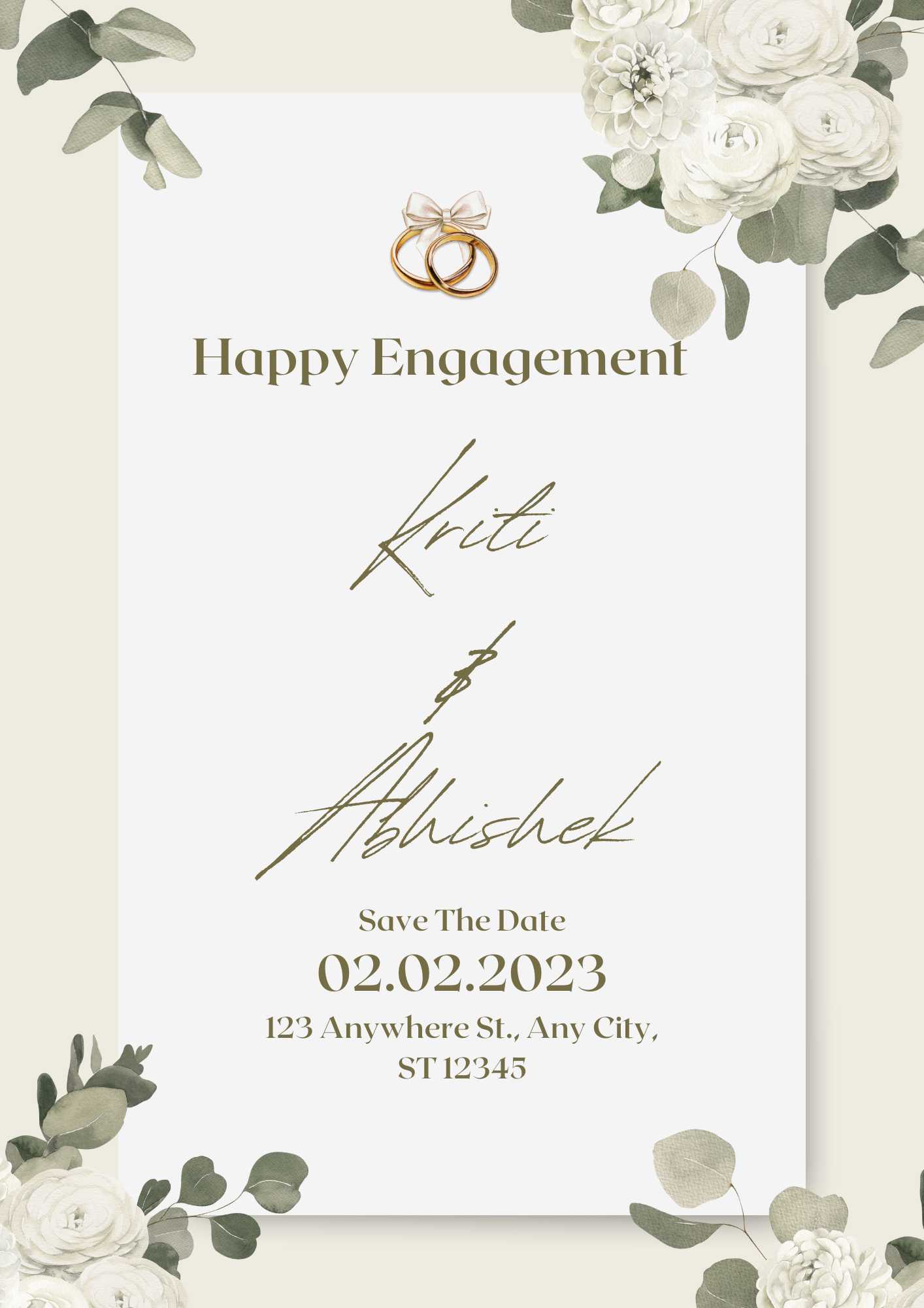 Hindu Engagement Invitation Cards invitations Design Gallery in Hindi