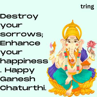 Happy Ganesh Chaturthi Short Captions