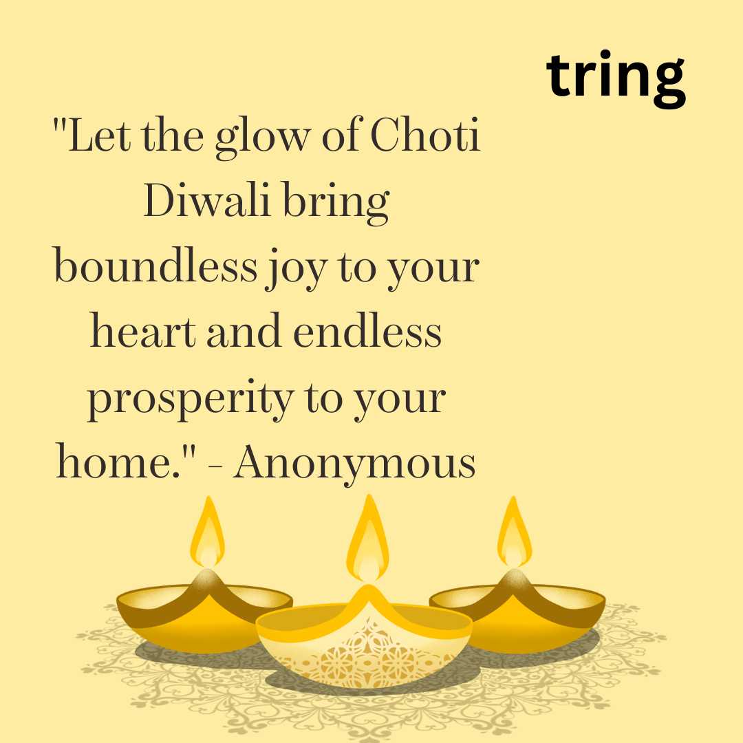 Happy Choti Diwali Quotes