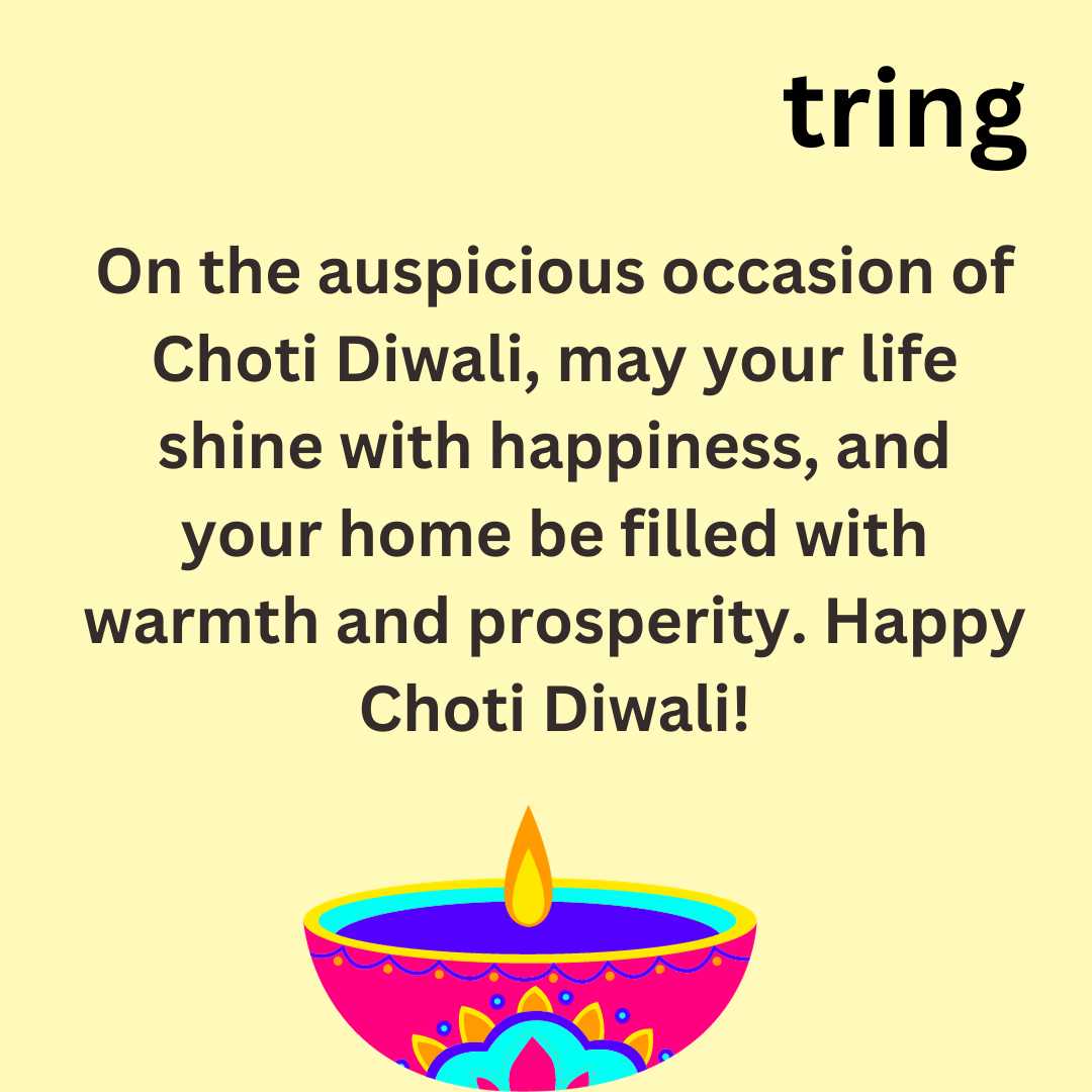 Happy Choti Diwali Wishes