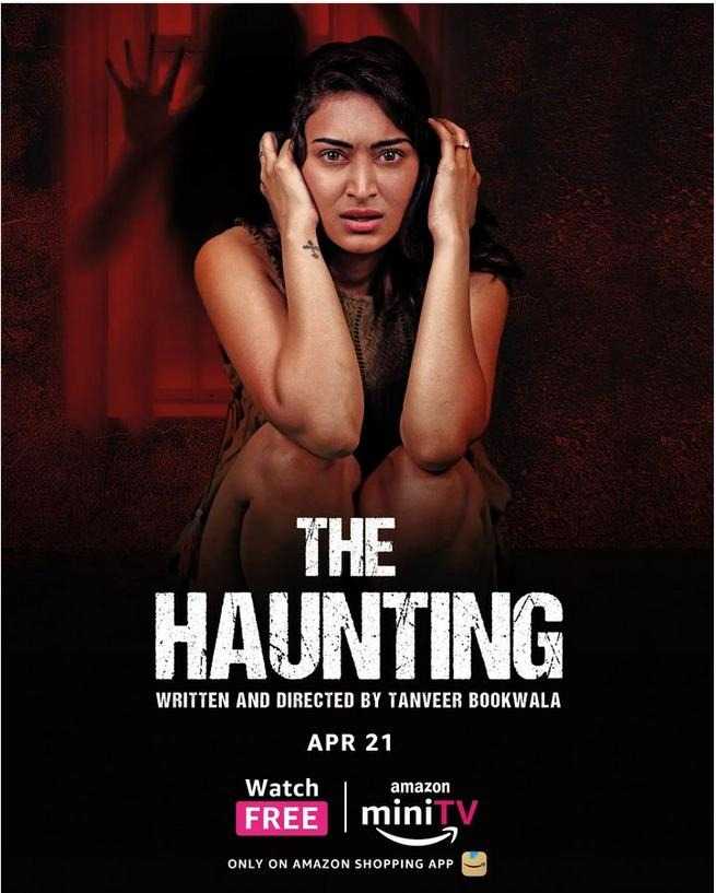 the haunting movie poster featuring Erica Fernandes