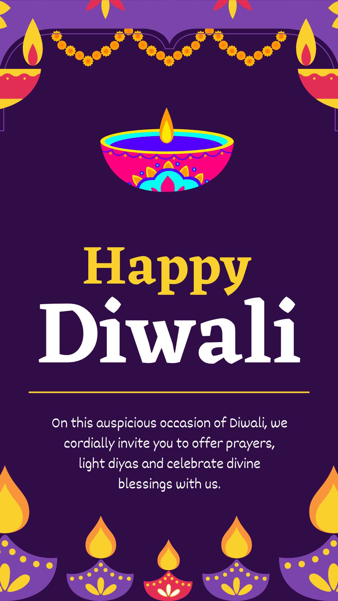 Meaningful Diwali Invitations