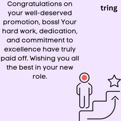 Promotion Wishes And Messages For A Boss