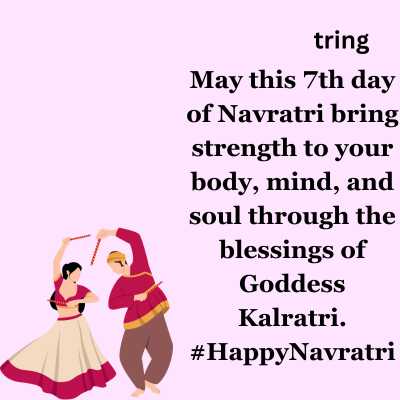 7th Day Of Navratri Captions 