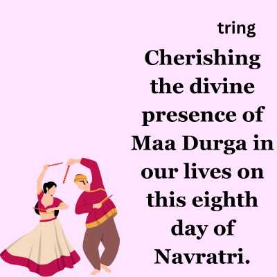 8th Day Of Navratri Captions