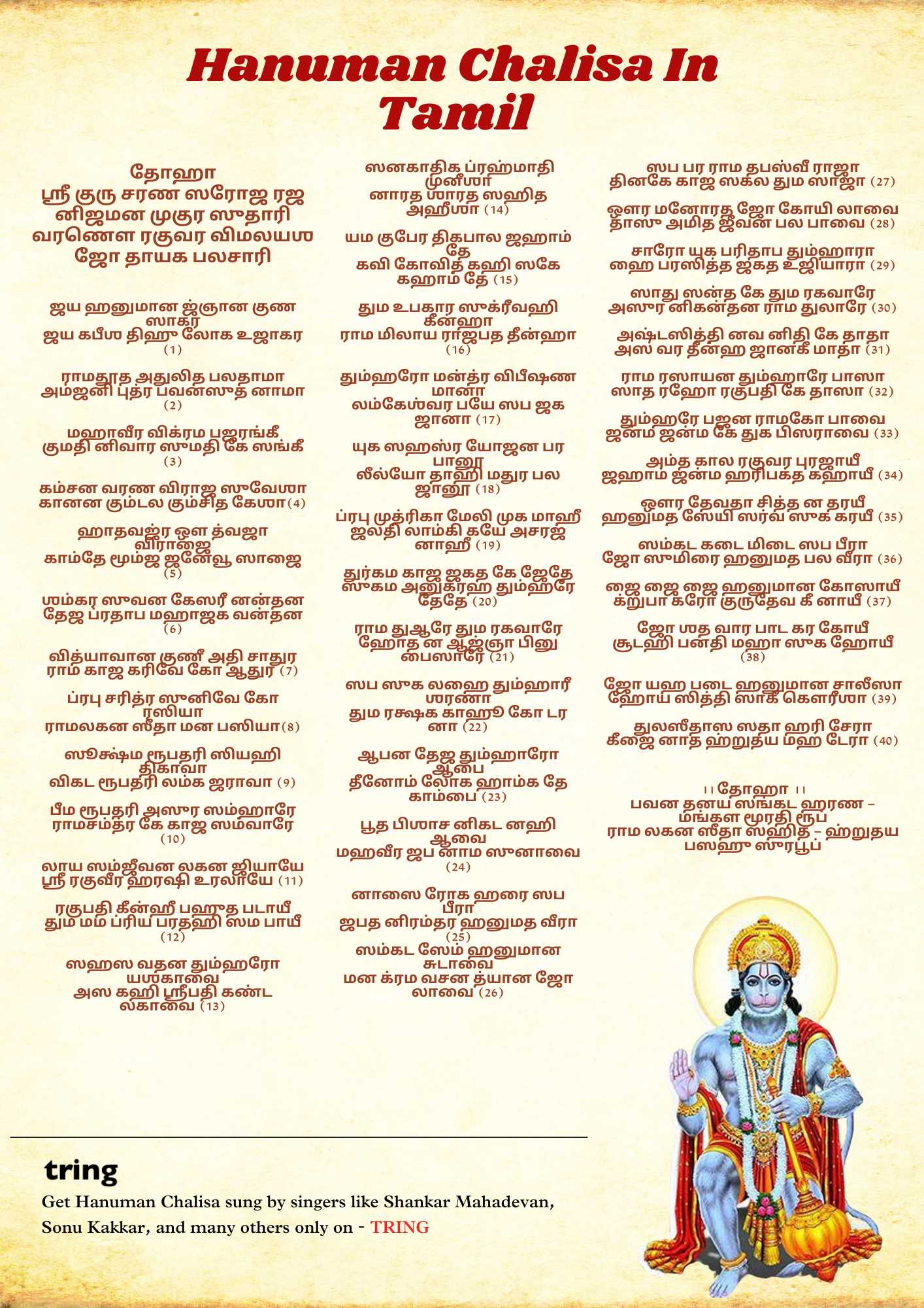 Hanuman Chalisa Images