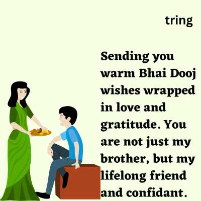 Bhai Dooj Wishes for Beloved Brothers