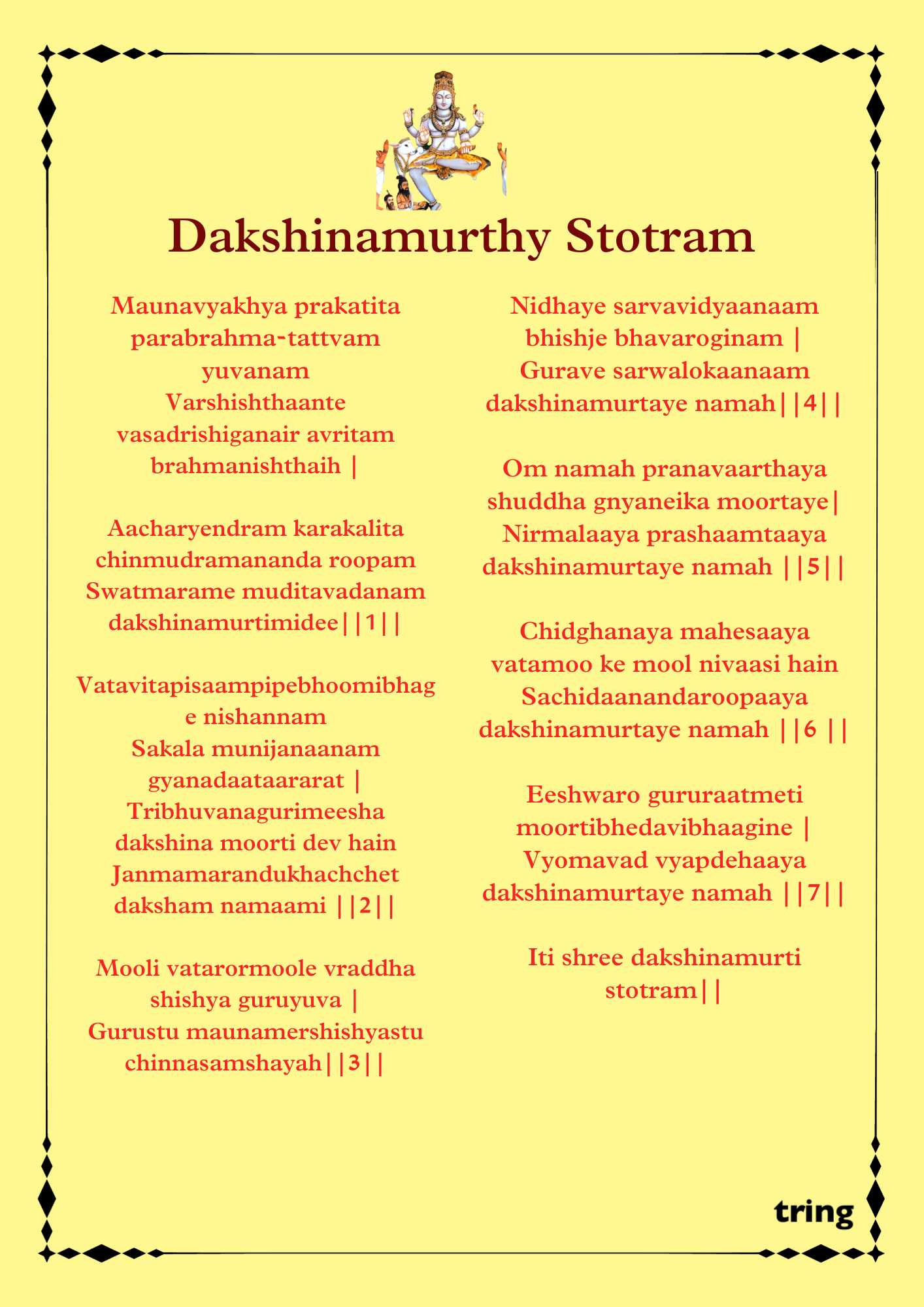Dakshinamurthy Stotram Images (2)