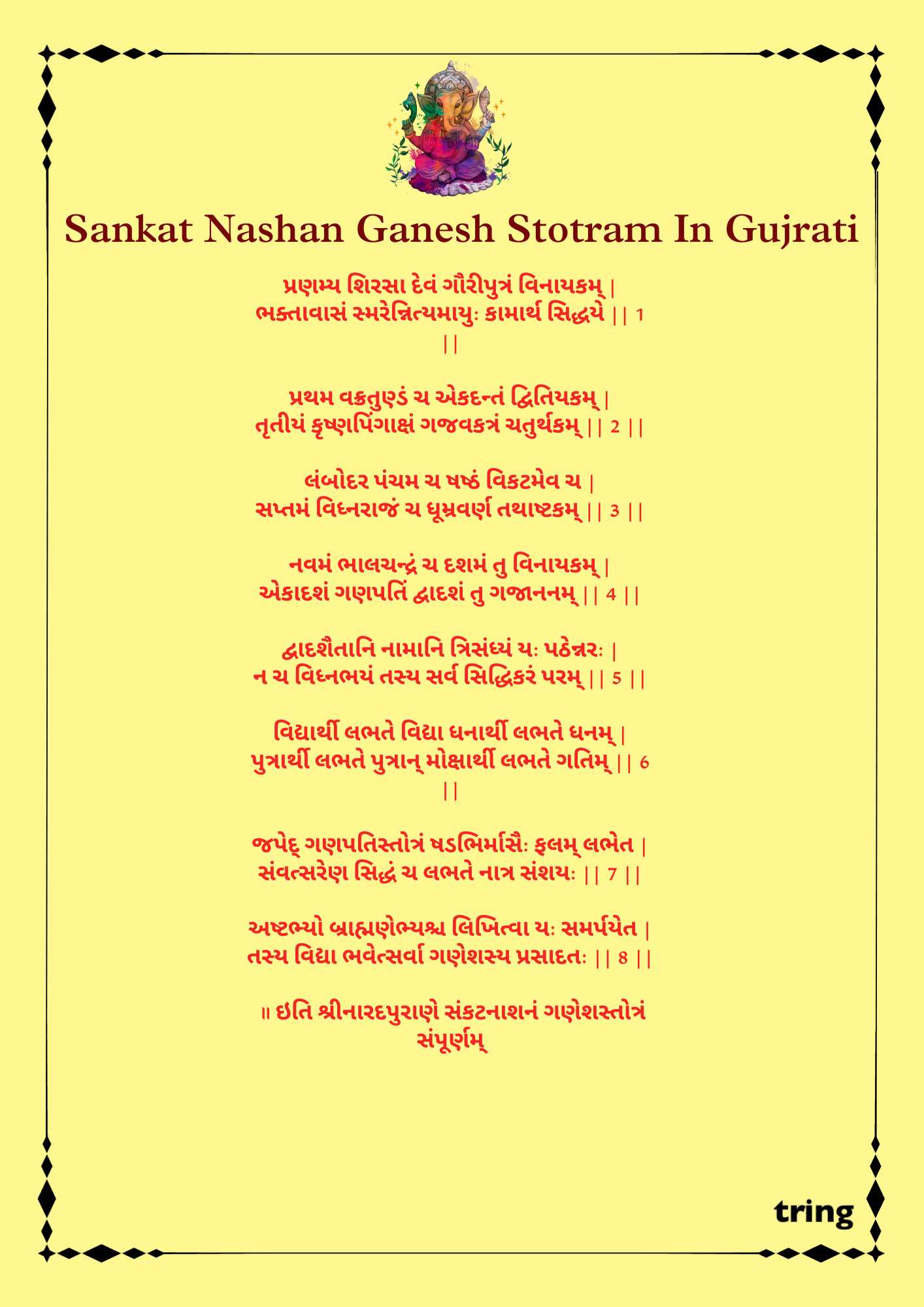 Sankat Nashan Ganesh Stotram Images (3)