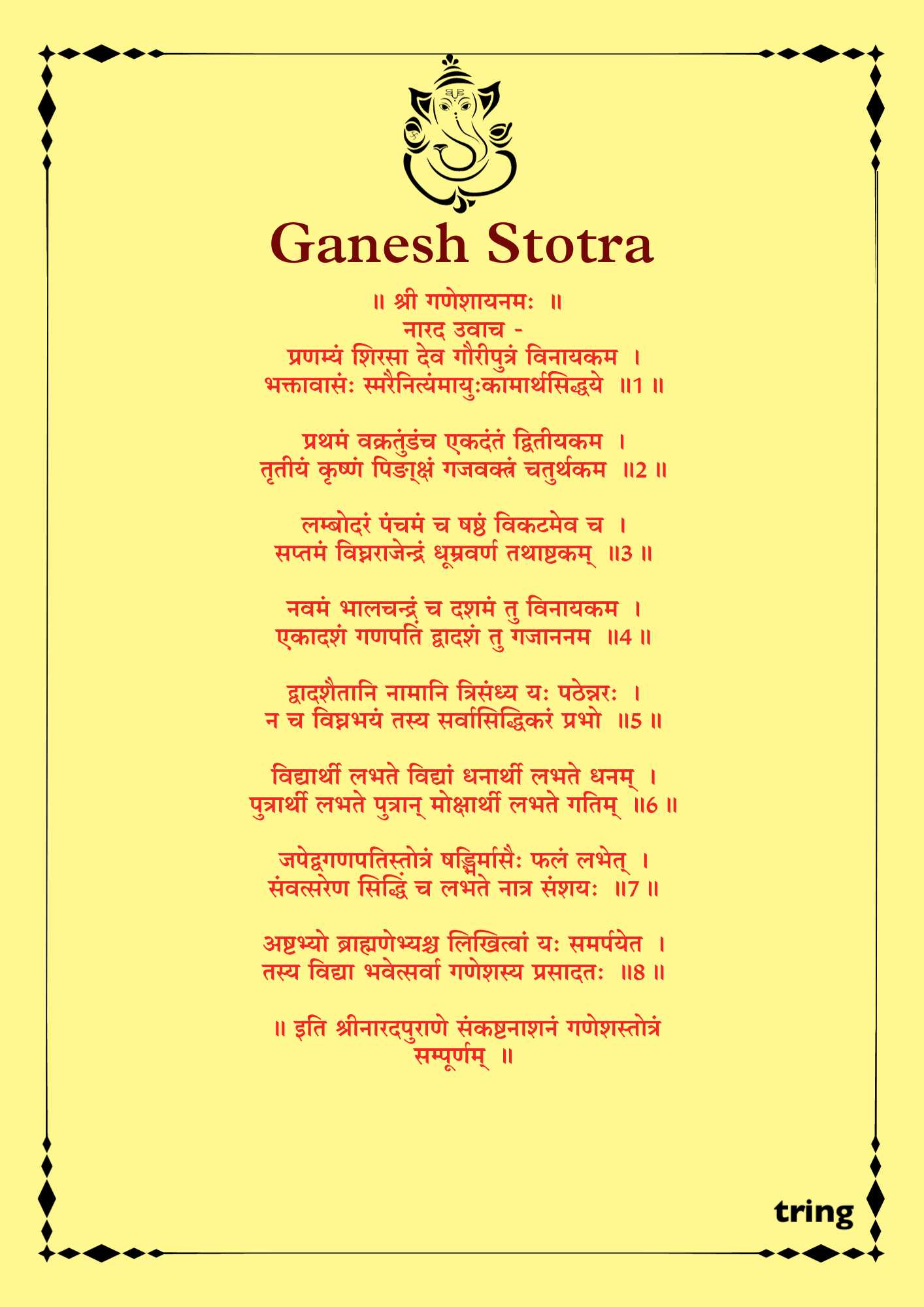 Shri Sankat Nashan Ganesh Stotra Origins, Significance, and Practice