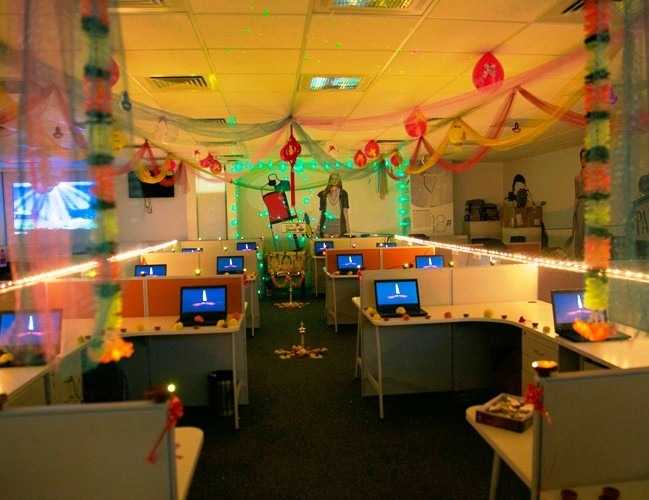 diwali decoration ideas for office reception