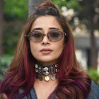 Tina Datta Purple Hair