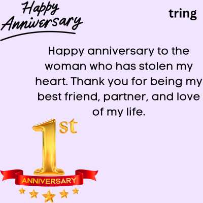 Sweet 1st Anniversary Wishes For Girlfriend