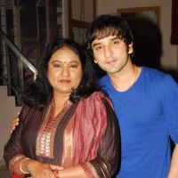 Vibha Chibber with her son Puru Chibber