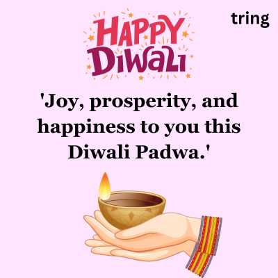 Short Diwali Padwa Wishes