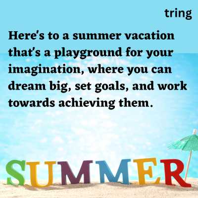 Summer Vacation Wishes For Students