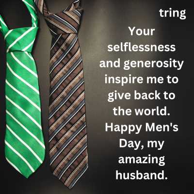 Inspirational Men's Day Wishes for Husband