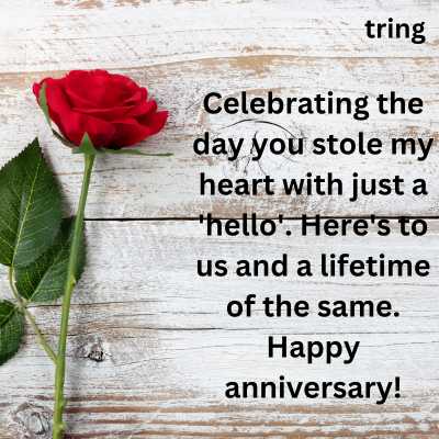 First-Meet Anniversary Wishes For Boyfriend