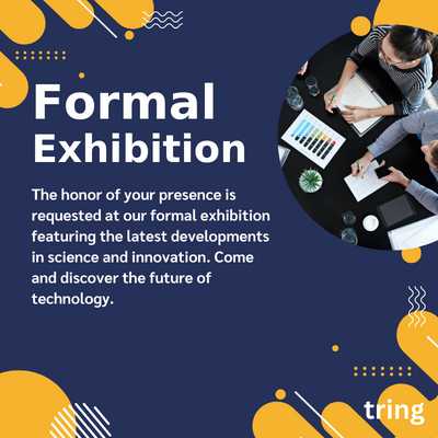 Formal Exhibition Invitations