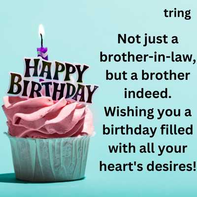 Birthday Wishes For Brother In Law