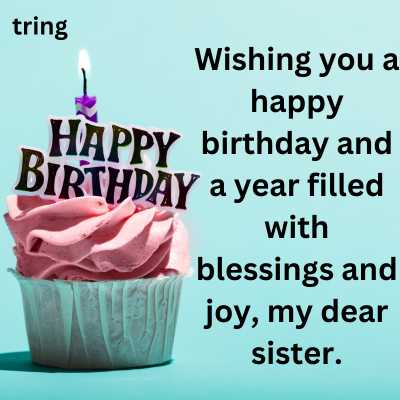 Short Birthday Wishes in English for Sister