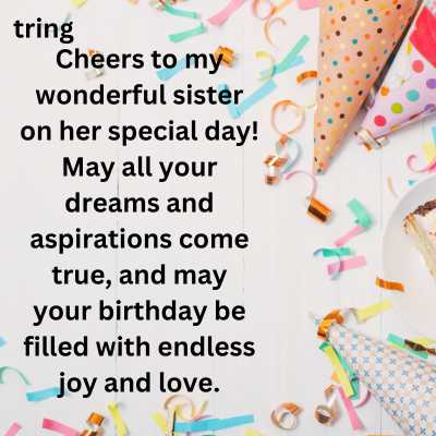 Birthday Quotes for Sister in English