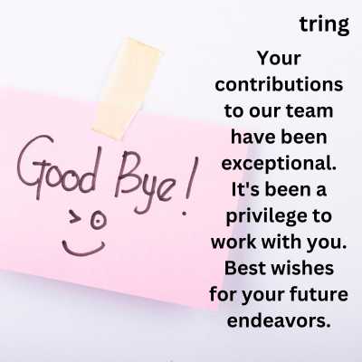 Inspiring Goodbye Messages for Leaving the Company 