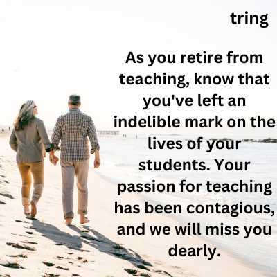 Retirement Wishes for Teacher Colleagues 