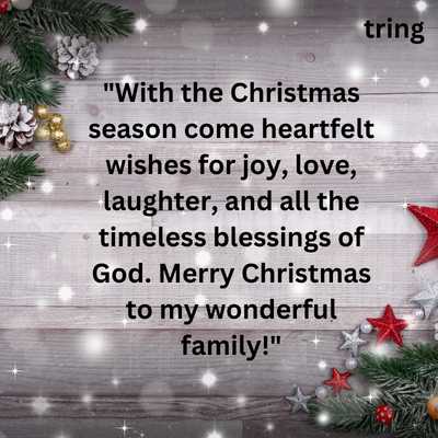 Christmas Wishes for Family