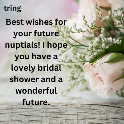 Short bridal shower wishes