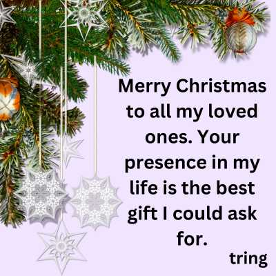 Christmas wishes sale for loved ones