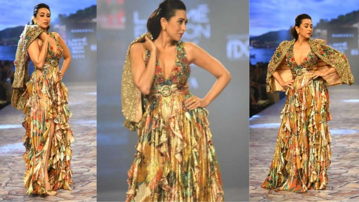 lakme fashion week 2023 karisma kapoor