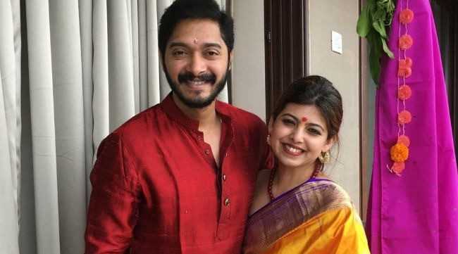 Shreyas Talpade and his wife Deepti Talpade