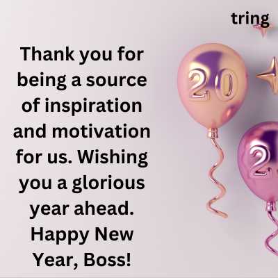 New Year Greetings For Your Boss