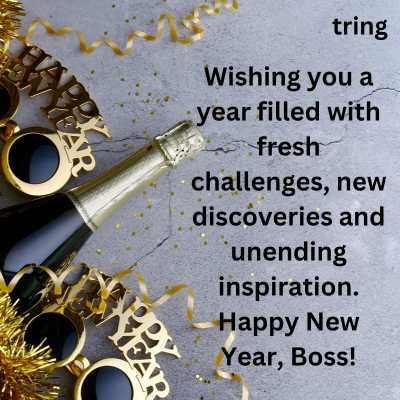 New Year Messages For Your Boss