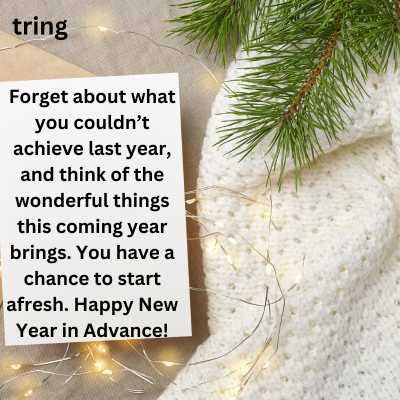 Motivational New Year Wishes in Advance