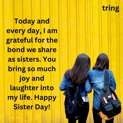 Best Happy Sister Day Wishes