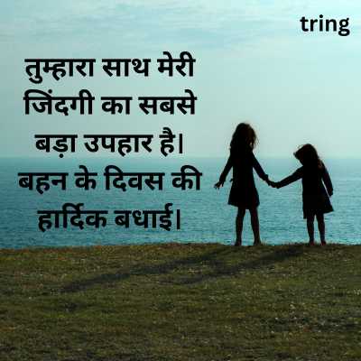 Happy Sister Day Wishes in Hindi