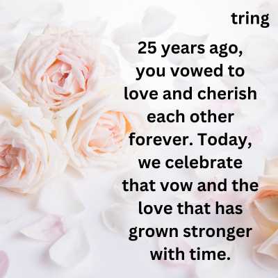 Quotes for 25th Wedding Anniversary 