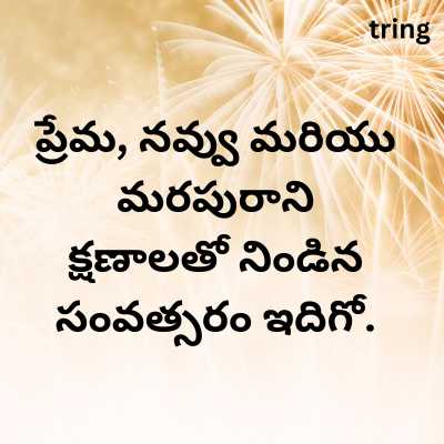 Whatsapp and Facebook Status For New Year 2024 in Telugu