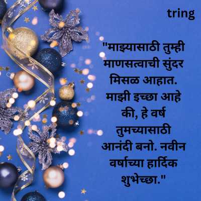 New Year Wishes for Sister in Marathi